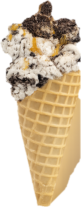 Premium waffle cone