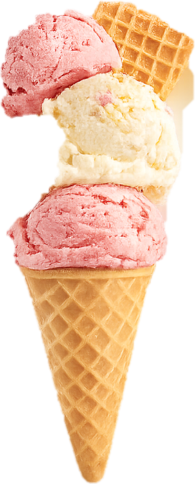 Three scoops